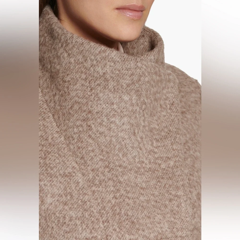 Kenneth Cole New Year Asymmetrical Coat - Picture 3 of 5